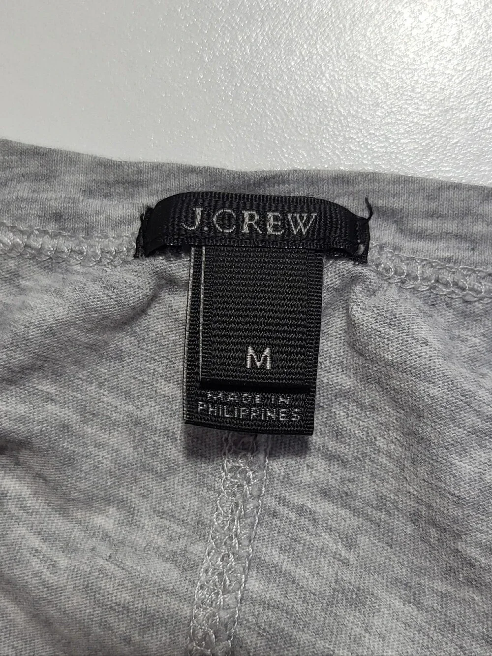 J. Crew Light Gray Sleeveless V-Neck Tee Dress